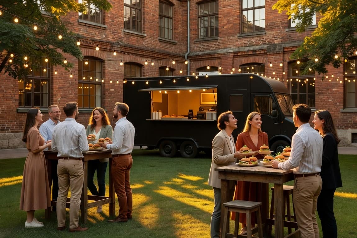 Jak połączyć food trucki, stacje jedzenia i krótkie aktywności, żeby zespół naprawdę się integrował